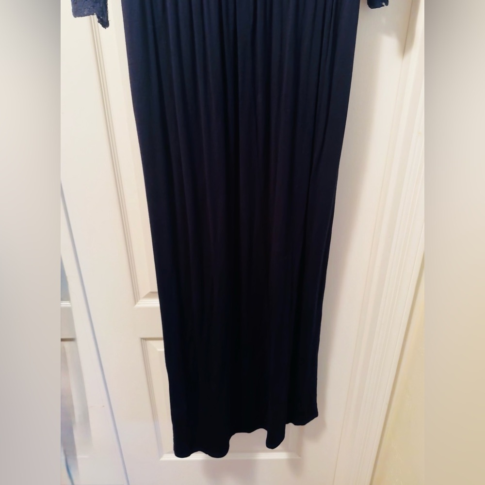 Chic Soul Looking Elegant Maxi Dress, Navy 1X - worn once EUC - Picture 9 of 10
